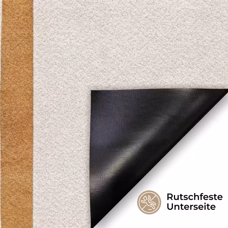 Minimalistisch - Boog - Lijnen - Beige Deurmat klein -antislip_DE