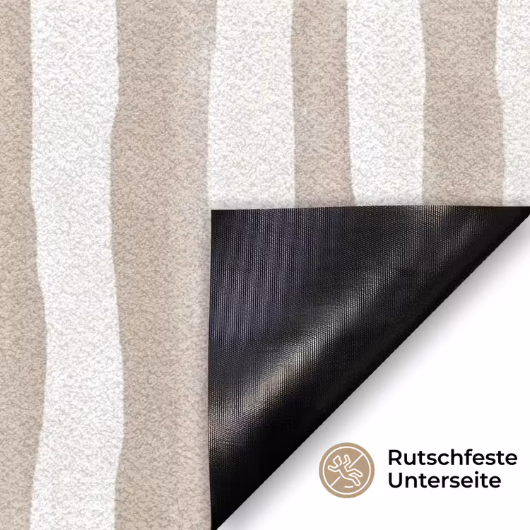 Minimalistisch - Strepen - Beige Deurmat klein 898 -antislip_DE