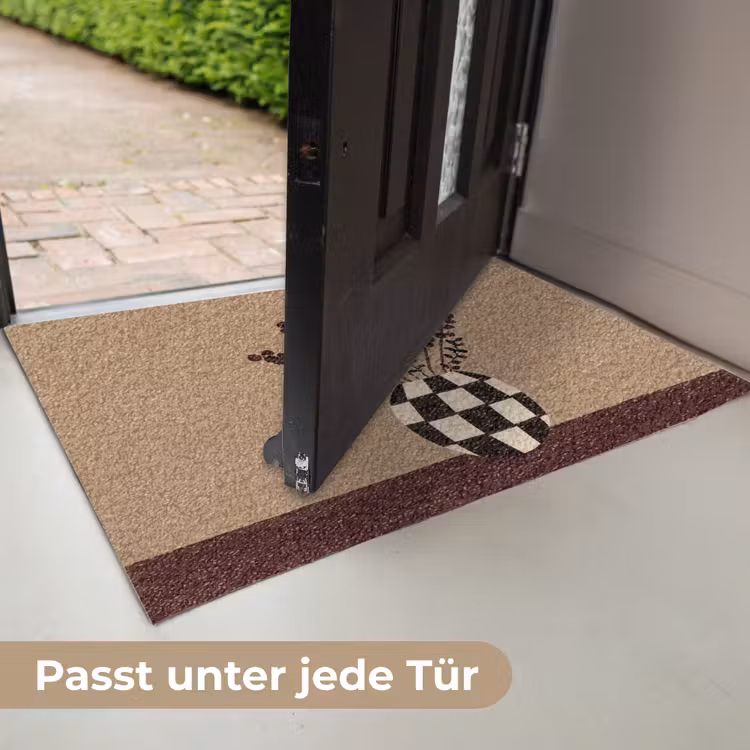Minimalistisch - Vaas - Bloemen - Bruin Deurmat klein -USP_DE