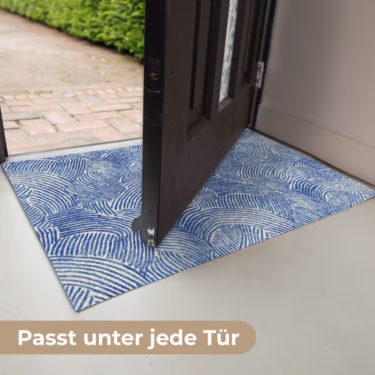 Modern - Abstract - Blauw Deurmat klein 898 -USP_DE