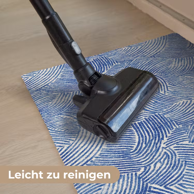 Modern - Abstract - Blauw Deurmat klein 898 -reinigen_DE