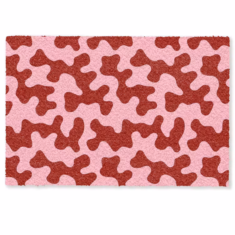 Modern - Abstract - Rood Deurmat klein 898 -zkaufland3d
