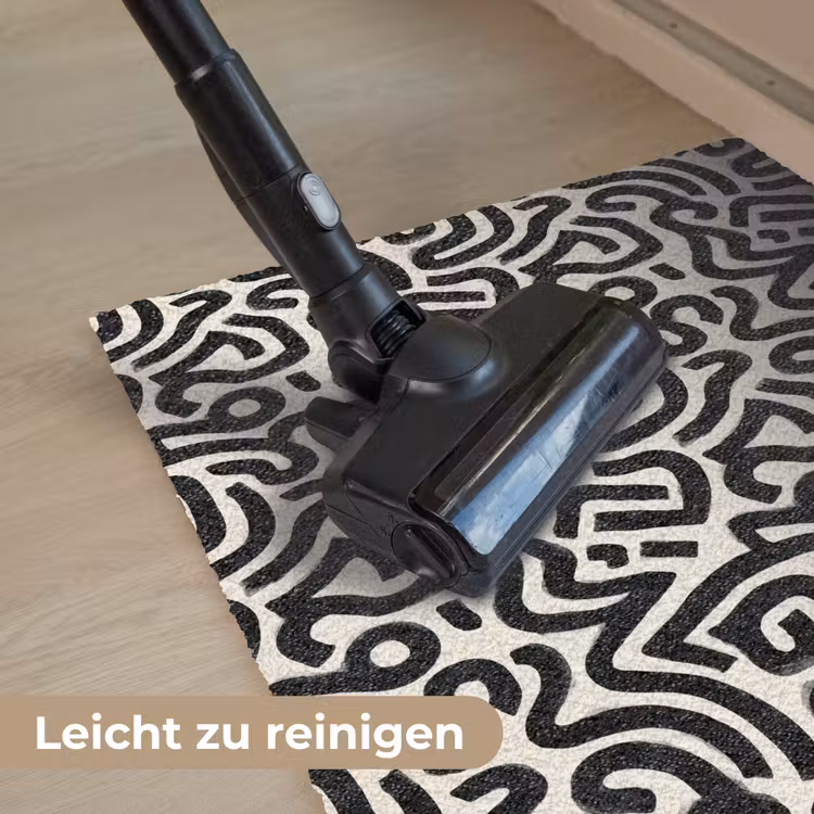 Modern - Abstract - Zwart Deurmat klein 898 -reinigen_DE