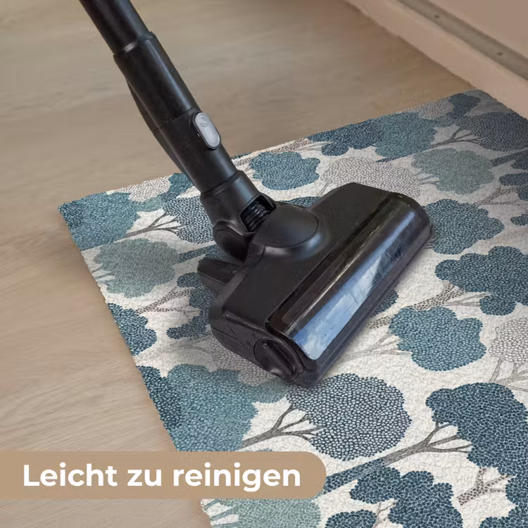 Modern - Bomen - Bos - Patroon - Blauw Deurmat klein 898 -reinigen_DE