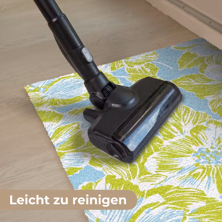 Modern - Bloemen - Groen Deurmat klein 898 -reinigen_DE