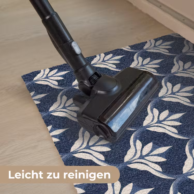 Modern - Ontwerp - Blauw Deurmat klein 898 -reinigen_DE