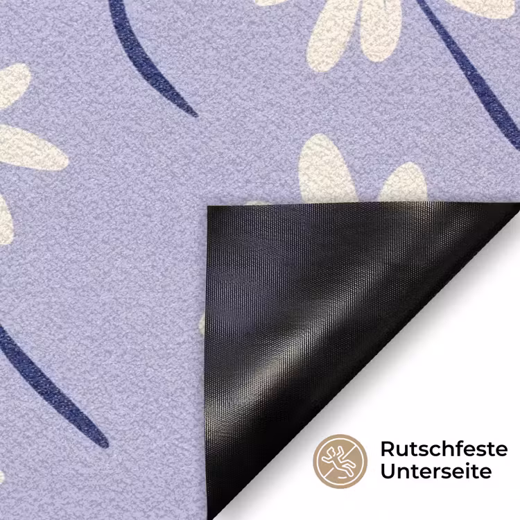 Modern - Madelief - Paars Deurmat klein 898 -antislip_DE