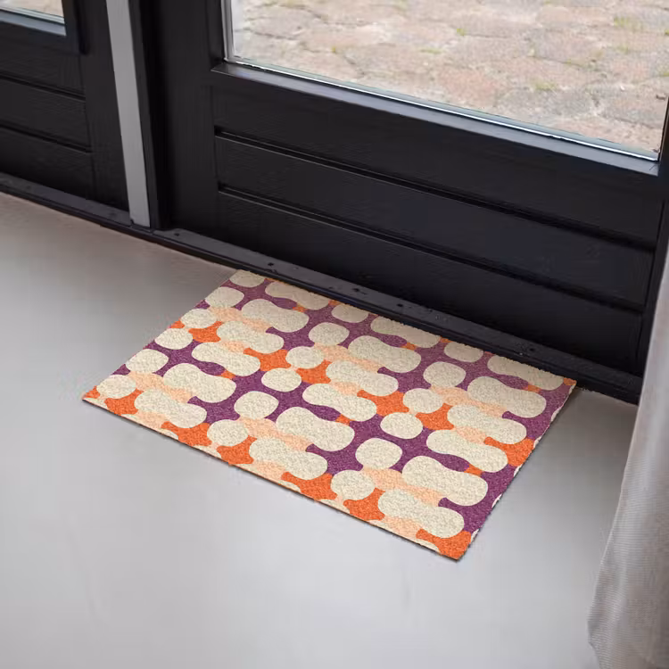 Modern - Patroon - Kleurrijk Deurmat klein 898 -sfeer2