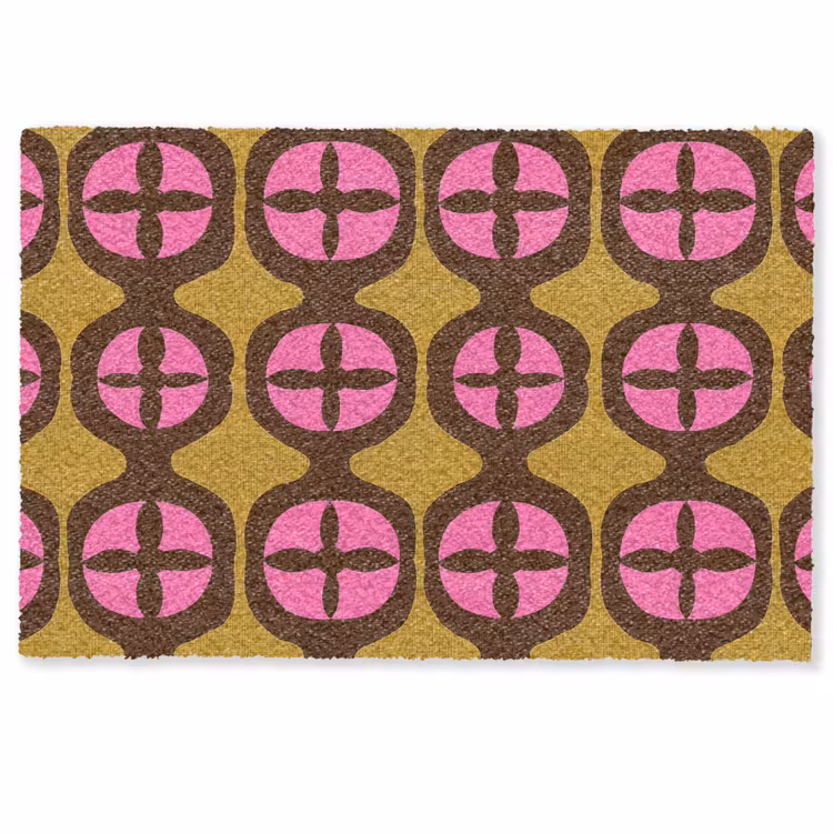 Modern - Patroon - Roze Deurmat klein 898 -zkaufland3d