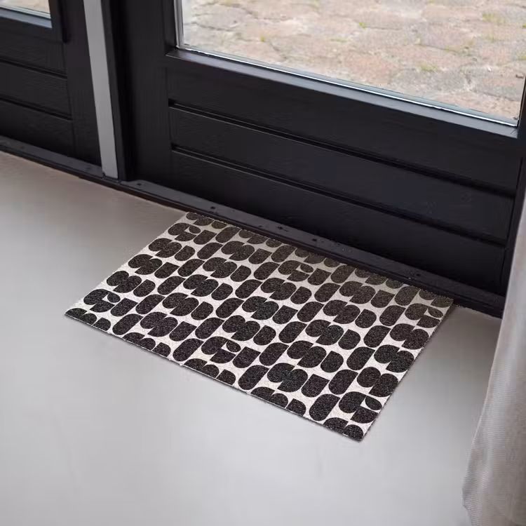 Modern - Patroon - Zwart Deurmat klein 898 -sfeer2