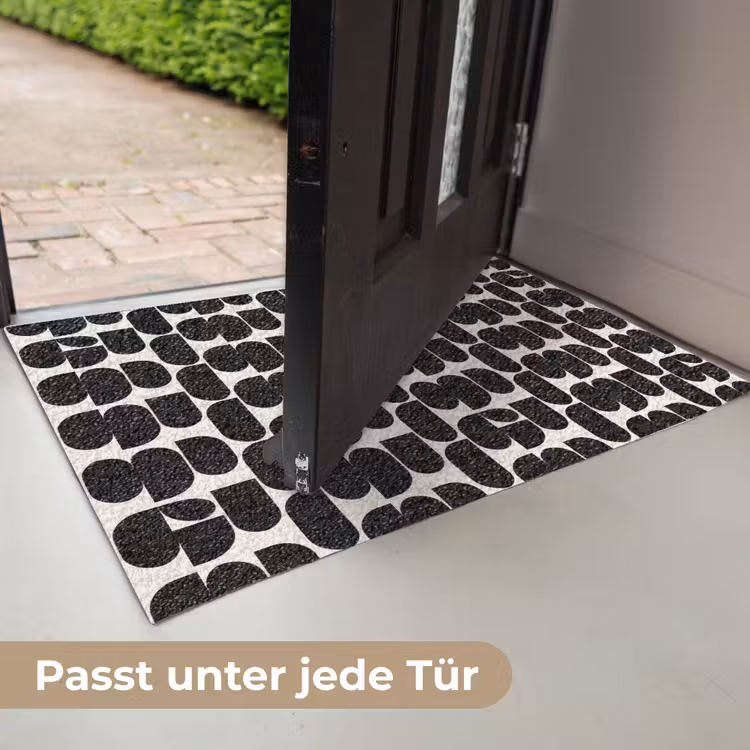 Modern - Patroon - Zwart Deurmat klein 898 -USP_DE
