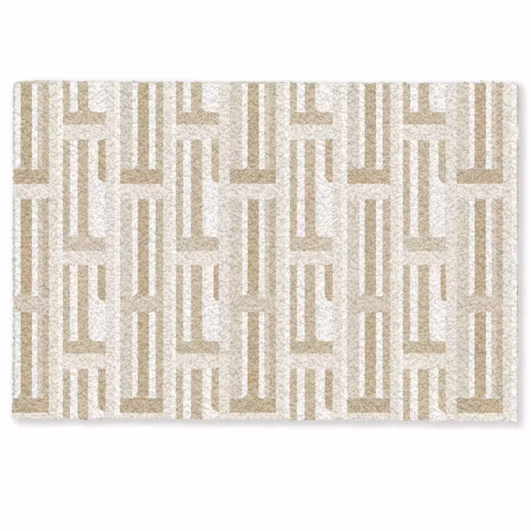 Modern - Geometrisch - Beige Deurmat klein 898 -zkaufland3d