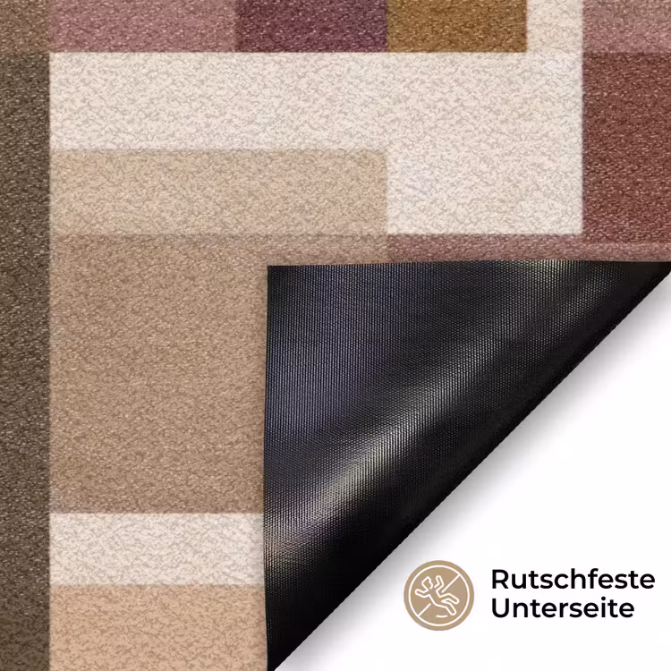 Modern - Geometrie - Kleurrijk Deurmat klein 898 -antislip_DE
