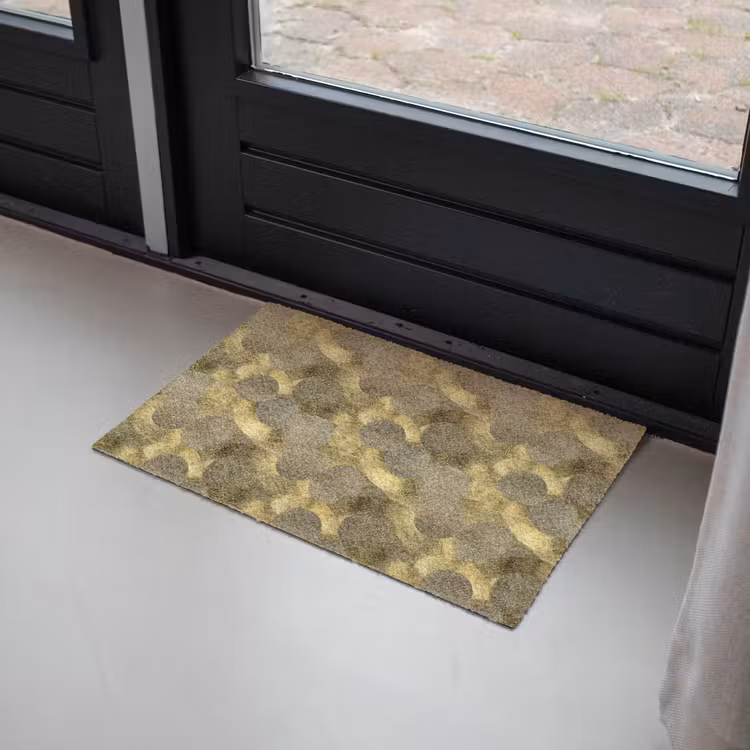 Modern - Geometrisch - Goud Deurmat klein 898 -sfeer2