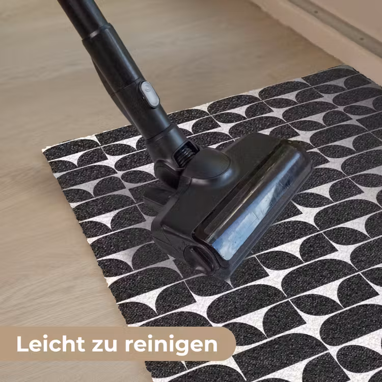 Modern - Geometrisch - Zwart Deurmat klein 898 -reinigen_DE