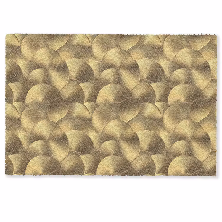 Modern - Cirkel - Goud Deurmat klein 898 -zkaufland3d