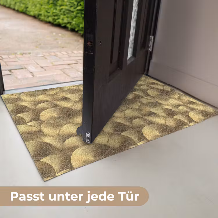 Modern - Cirkel - Goud Deurmat klein 898 -USP_DE