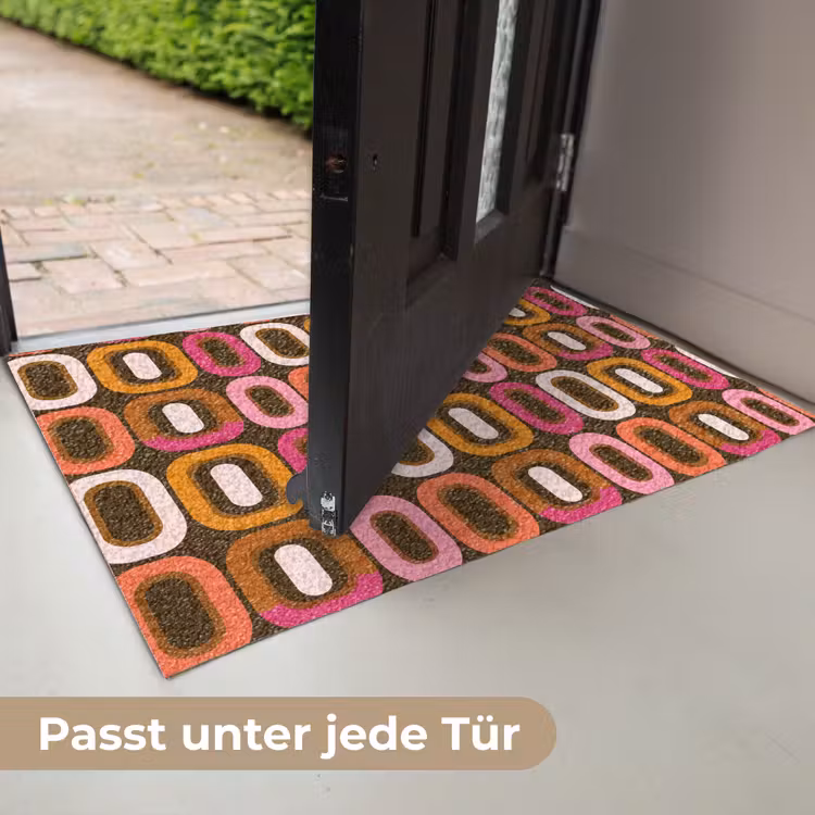 Modern - Retro - Kleurrijk Deurmat klein 898 -USP_DE
