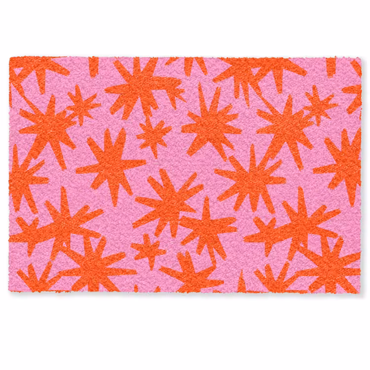 Modern - Sterren - Roze Deurmat klein 898 -zkaufland3d