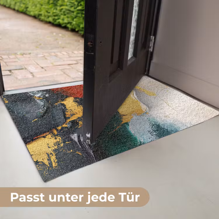 Modern - Kerst - Abstract - Goud Deurmat klein -USP_DE