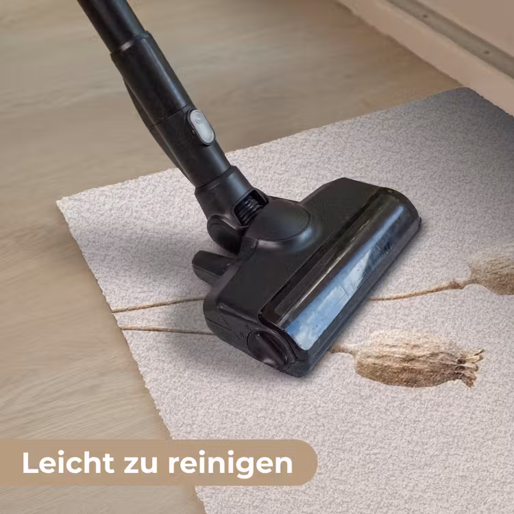 Papaverbollen - Droogbloemen - Minimalistisch - Beige - Rustig Deurmat klein -reinigen_DE