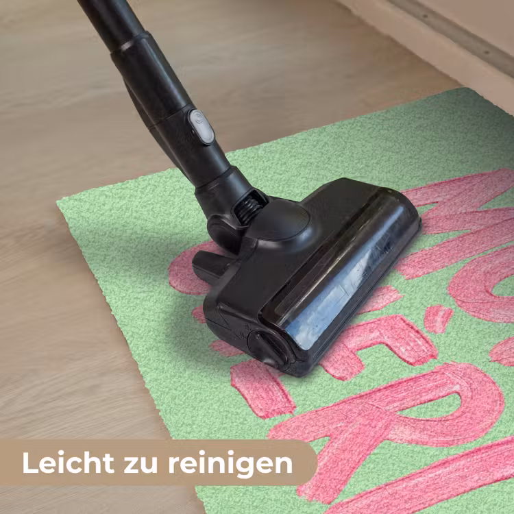 Mon cheri - Groen - Roze Deurmat klein -reinigen_DE
