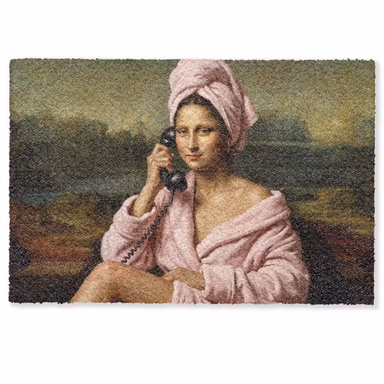 Mona - Klassiek - Roze Deurmat klein -zkaufland3d