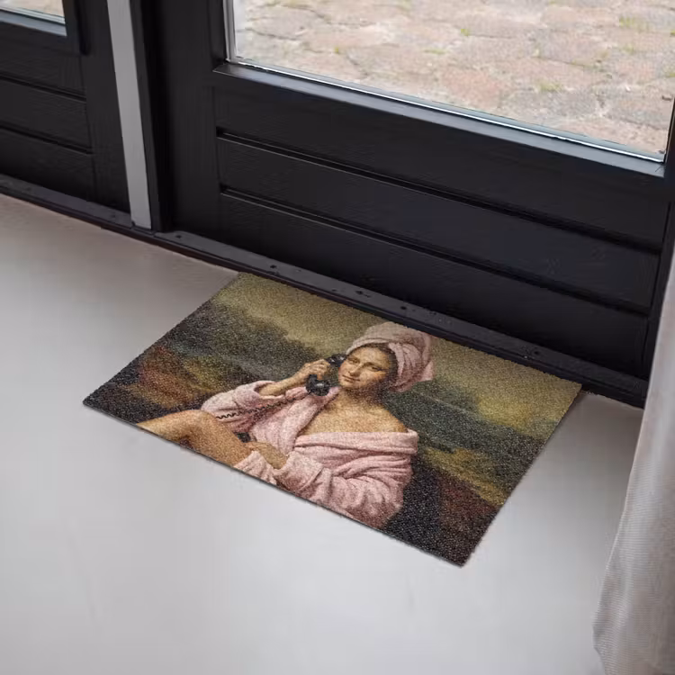 Mona - Klassiek - Roze Deurmat klein -sfeer2