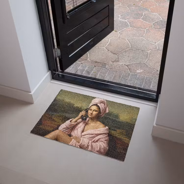 Mona - Klassiek - Roze Deurmat klein -sfeer5