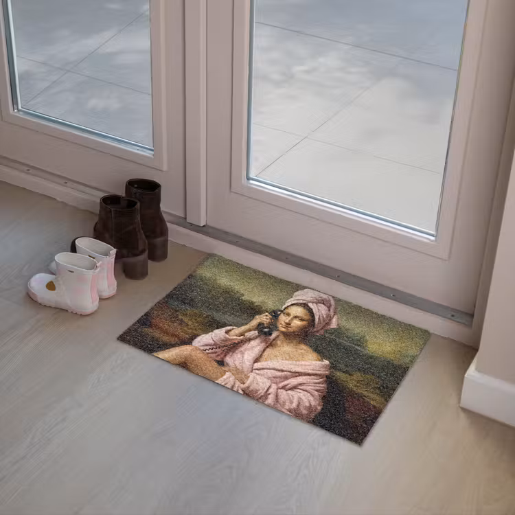 Mona - Klassiek - Roze Deurmat klein -sfeer3