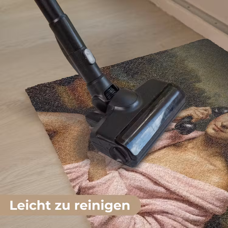 Mona - Klassiek - Roze Deurmat klein -reinigen_DE