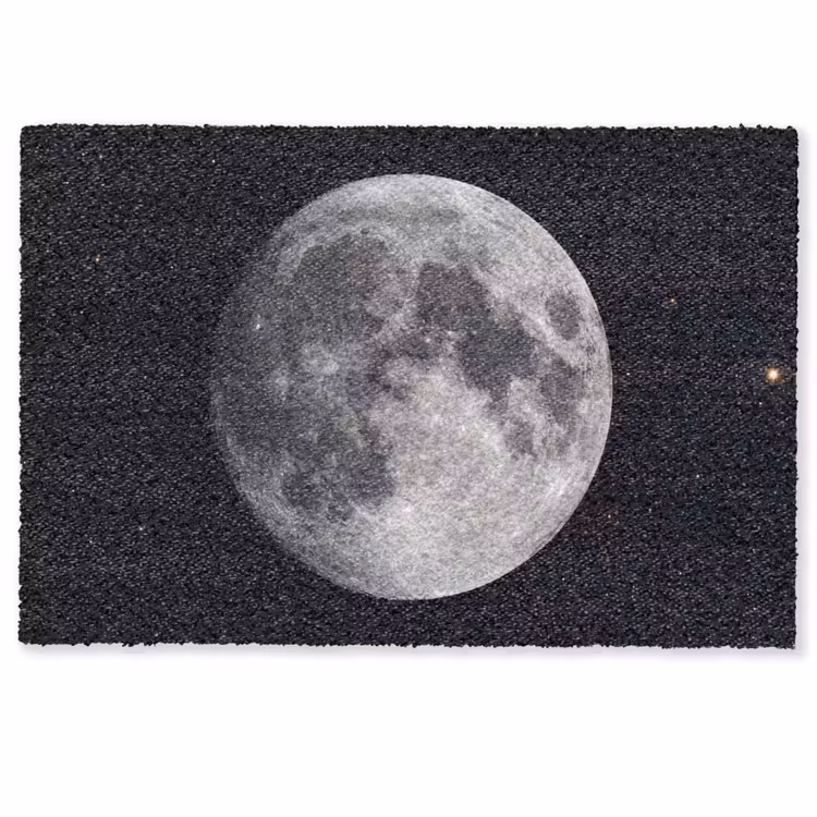 Fußmatte - Mond – Sterne – Weltraum - Maan - Sterren - Ruimte Deurmat klein