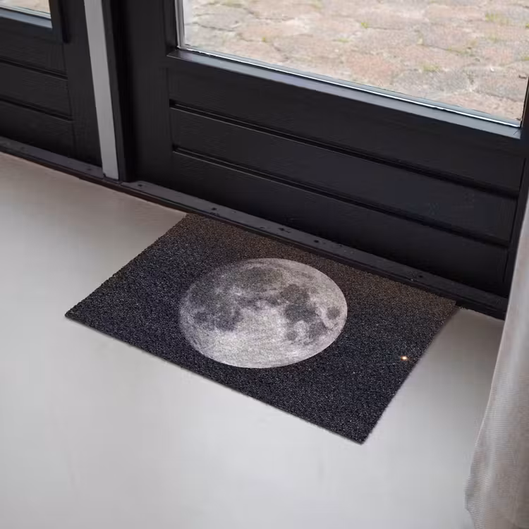 Fußmatte - Mond – Sterne – Weltraum - Maan - Sterren - Ruimte Deurmat klein