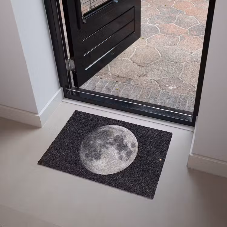 Fußmatte - Mond – Sterne – Weltraum - Maan - Sterren - Ruimte Deurmat klein