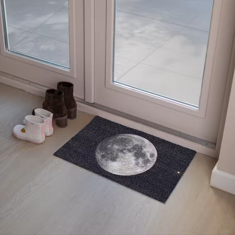 Fußmatte - Mond – Sterne – Weltraum - Maan - Sterren - Ruimte Deurmat klein