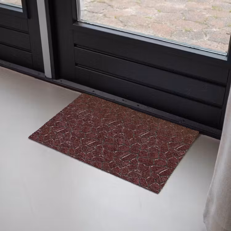 Mozaïek - Tegel - Bordeauxrood Deurmat klein 898 -sfeer2