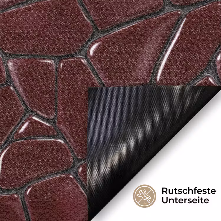 Mozaïek - Tegel - Bordeauxrood Deurmat klein 898 -antislip_DE