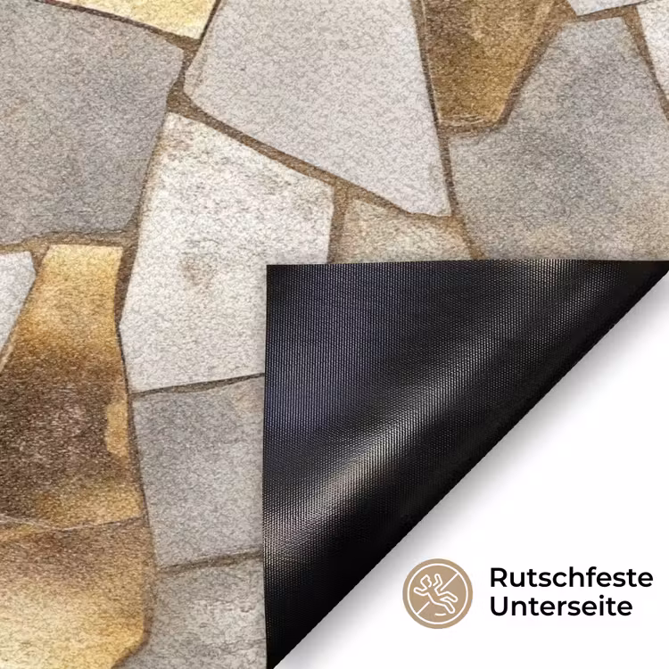 Mozaïek - Marmer - Goud Deurmat klein 898 -antislip_DE