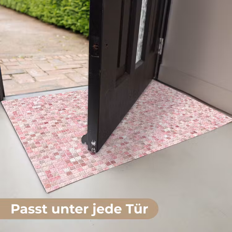 Mozaïek - Patroon - Roze Deurmat klein 898 -USP_DE