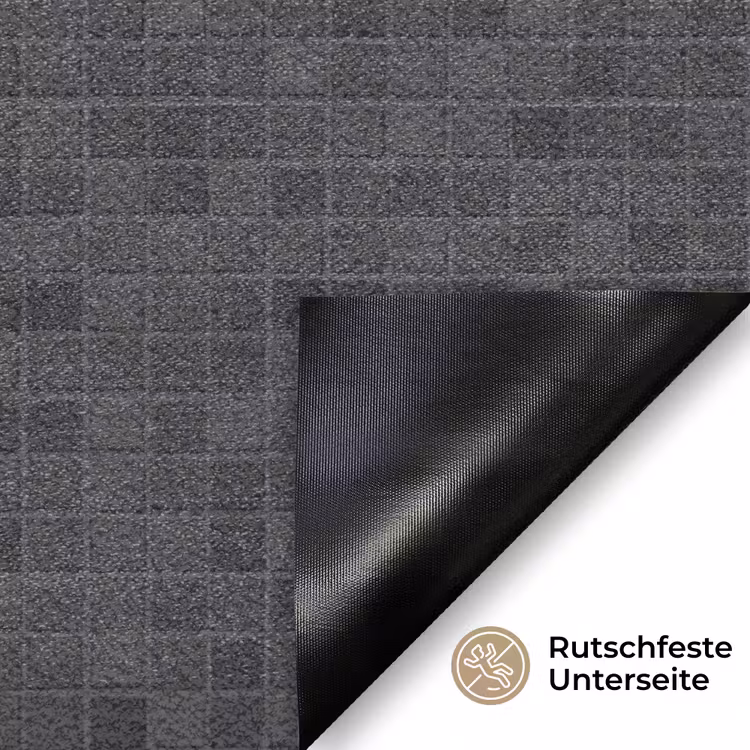 Mozaïek - Patroon - Zwart Deurmat klein 898 -antislip_DE