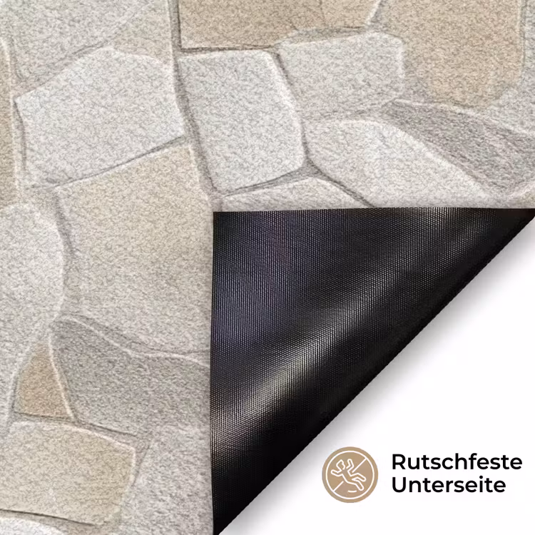 Mozaïek - Stenen - Beige Deurmat klein 898 -antislip_DE