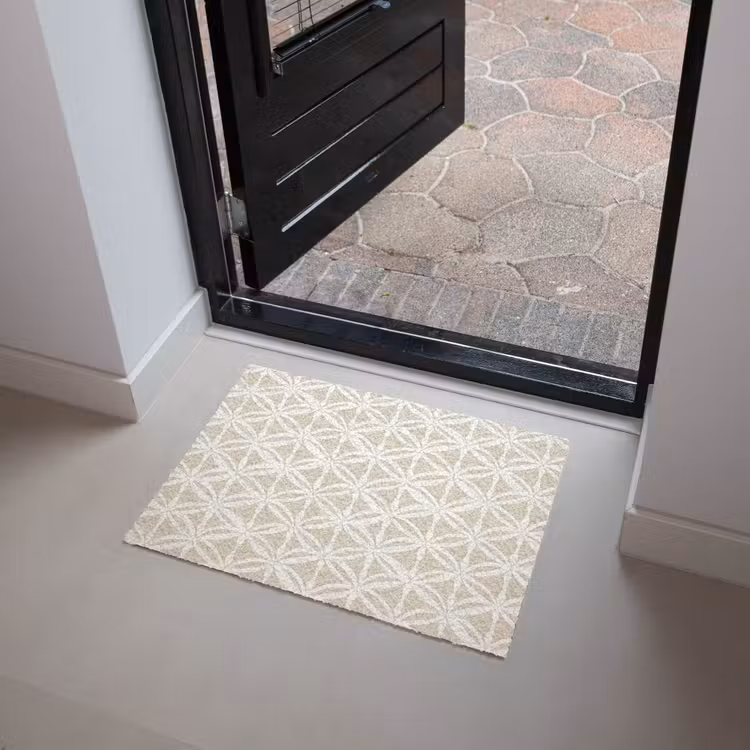 Motief - Modern - Beige Deurmat klein 898 -sfeer5