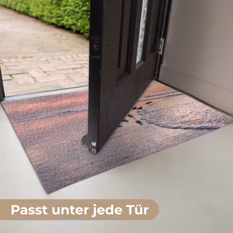 Meeuwen - Strand - Zee - Roze Deurmat klein -USP_DE