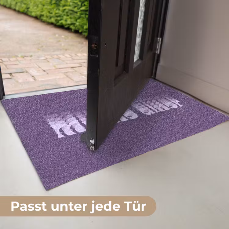 Mucho amor - Paars - Grafisch Deurmat klein -USP_DE