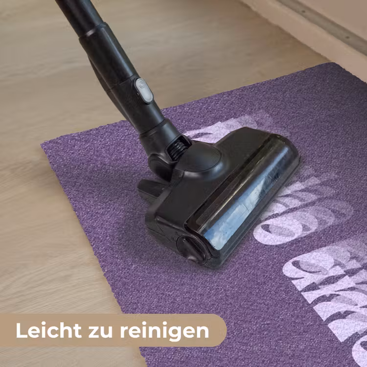 Mucho amor - Paars - Grafisch Deurmat klein -reinigen_DE