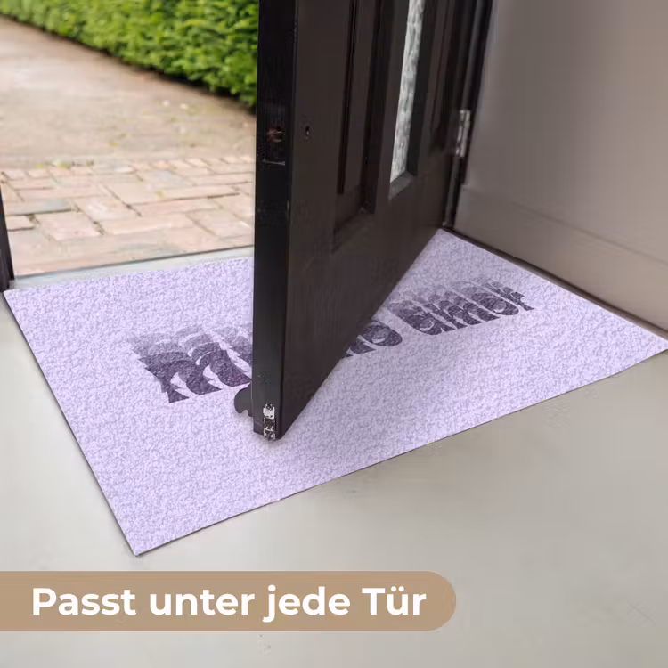 Mucho amor - Paars - Gelaagde letters Deurmat klein -USP_DE