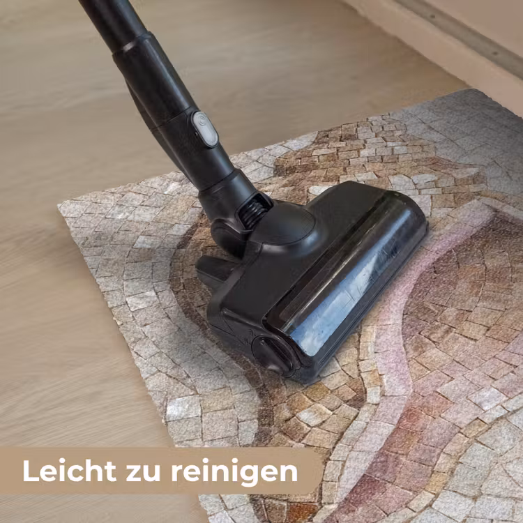 Schelp - Mozaïek - Zee - Beige - Modern Deurmat klein -reinigen_DE