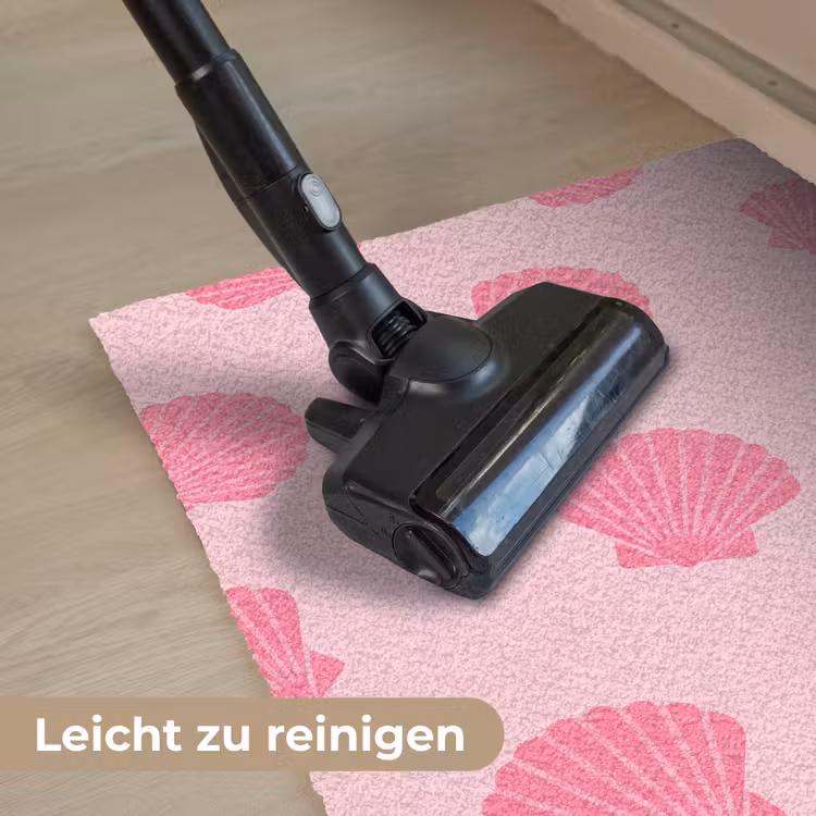 Schelp - Patroon - Zee - Modern - Roze Deurmat klein -reinigen_DE