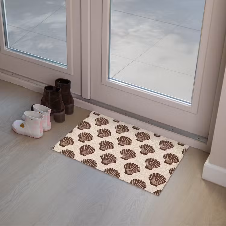 Schelpen - Bruin - Patroon Deurmat klein -sfeer3