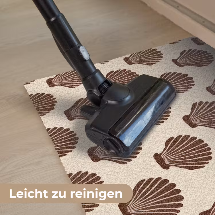 Schelpen - Bruin - Patroon Deurmat klein -reinigen_DE